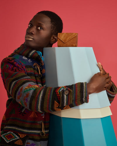 パターンの効いた<br>カジュアルコーディネート