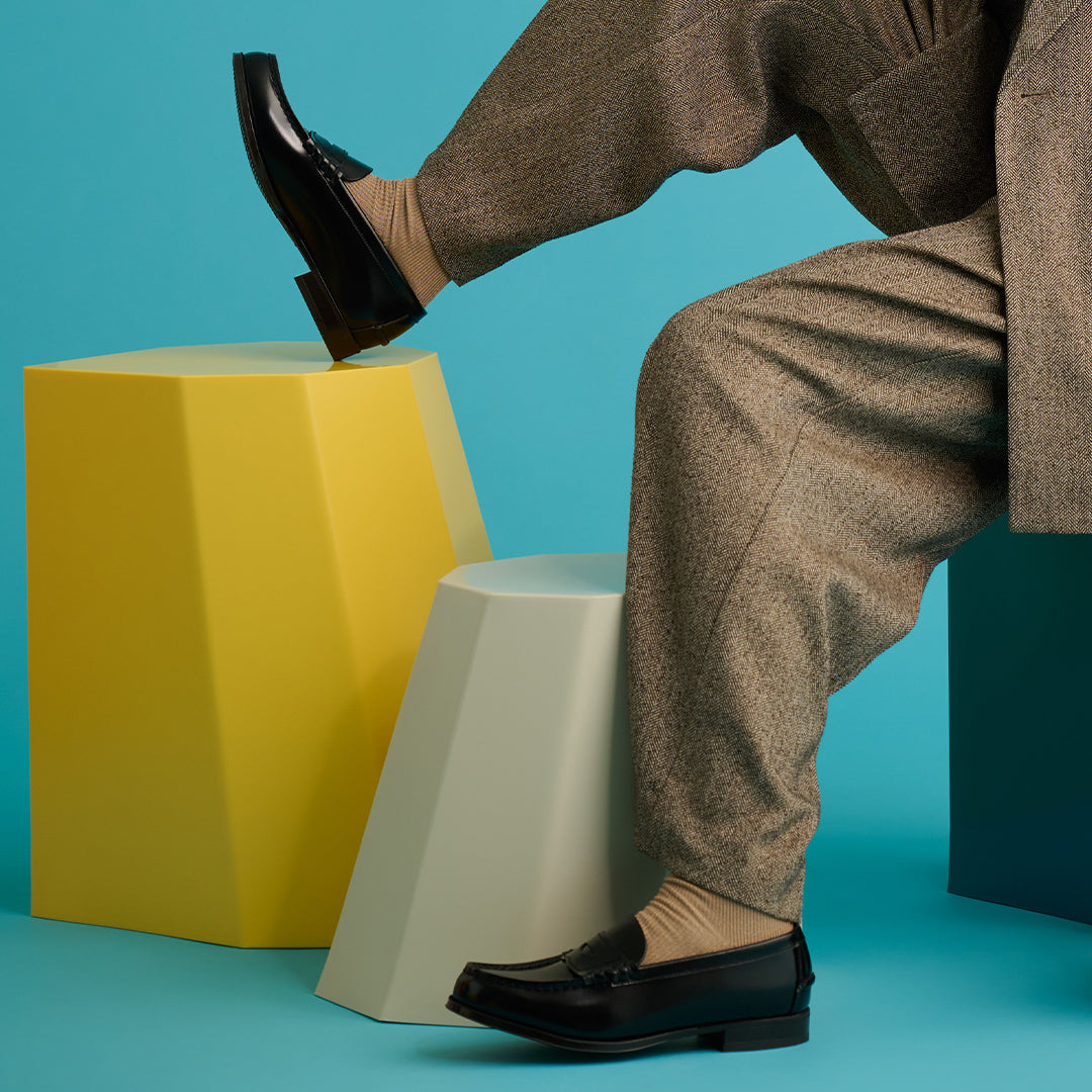 ＜Haruta＞ Women’s Coin Loafers / Black