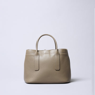 <itten-itten> Leather Mini Tote (w/ D) / Pistachio