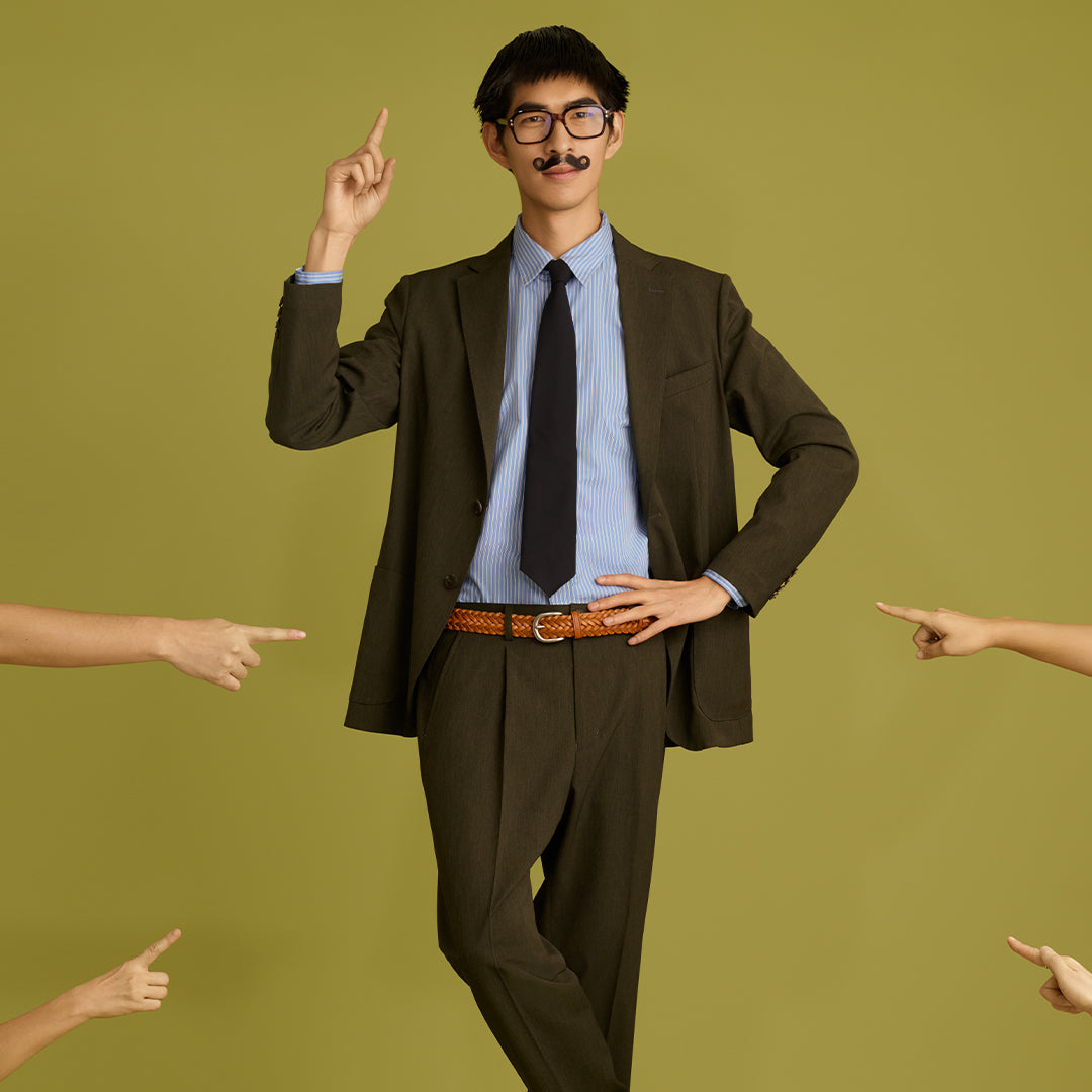 ＜bell la bell＞栃木皮革編織皮帶/駱駝色