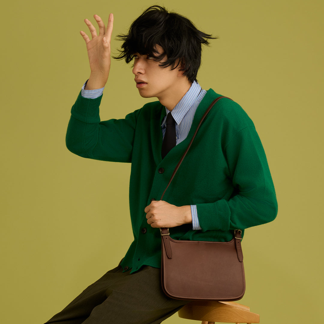 ＜Dakota BLACK LABEL＞AM8系列 斜肩包/棕色