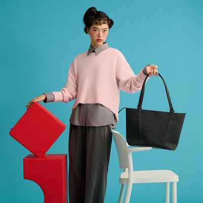 托特包 大/黑色