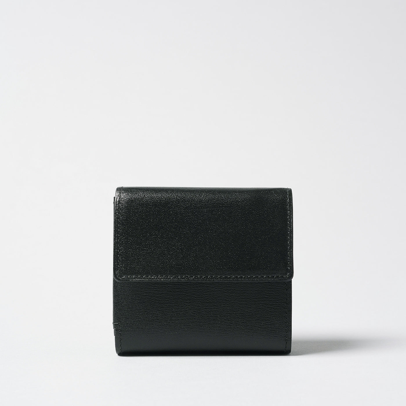 <Hawk Feathers> Kangaroo Small Bifold Wallet / Black