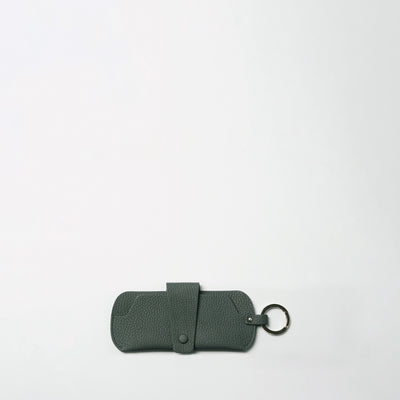 ＜KOBE LEATHER＞Glasses case/象牙白