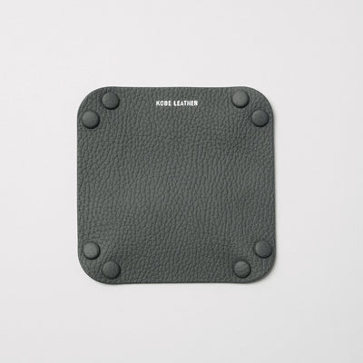 ＜KOBE LEATHER＞Tray-S/綠色