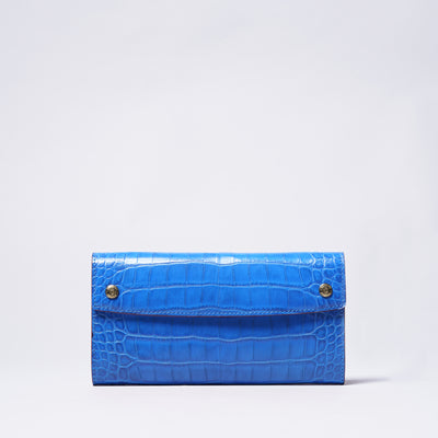 <kiichi> Alike Series Long Wallet (Hook Closure) / Blue