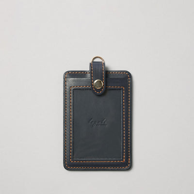 <lezali> Italian Leather ID Case (Vertical) / Rasberry