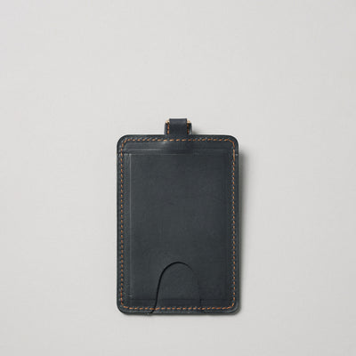 <lezali> Italian Leather ID Case (Vertical) / Camel Yellow