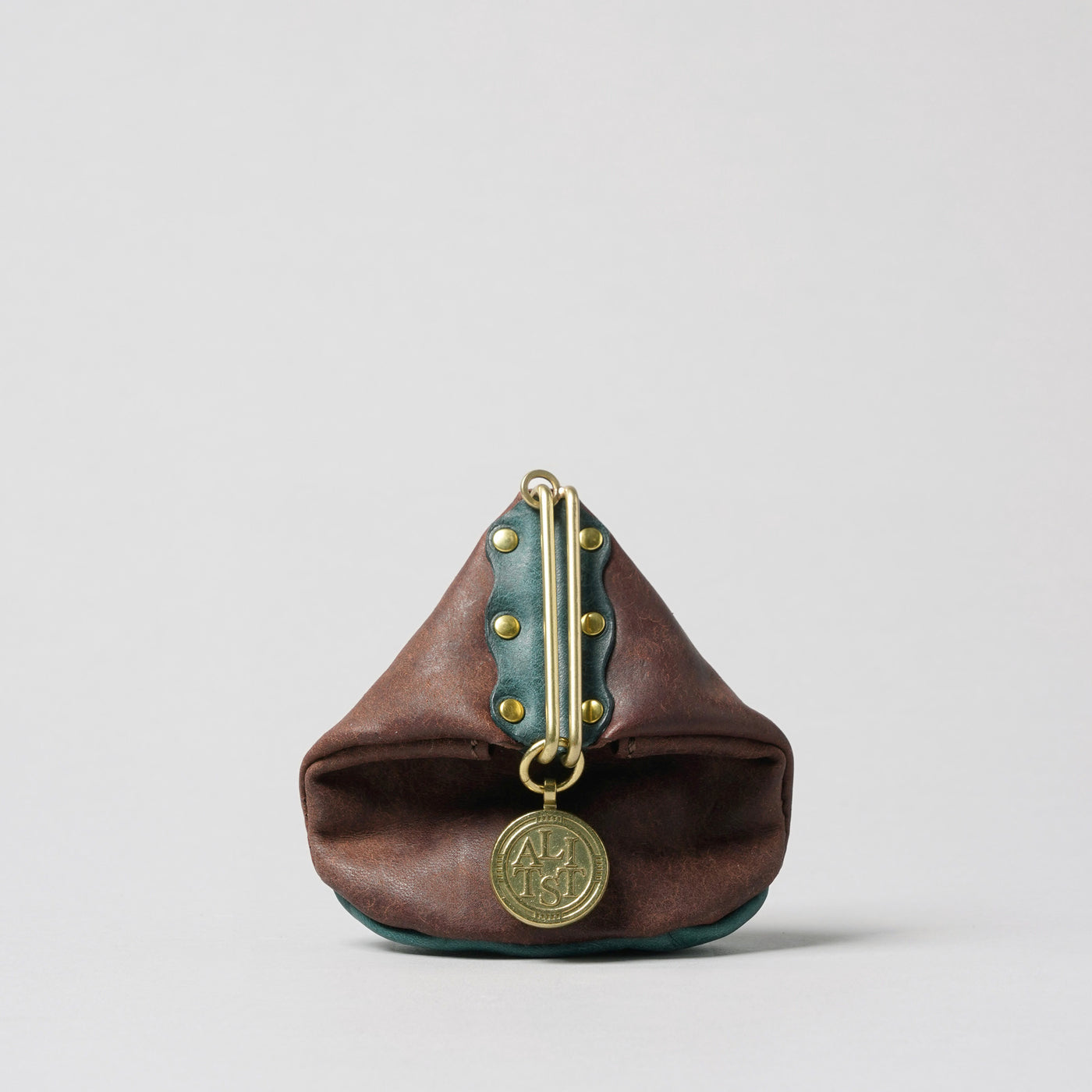 <LITSTA> Pentagon Coin Case / Brick Red