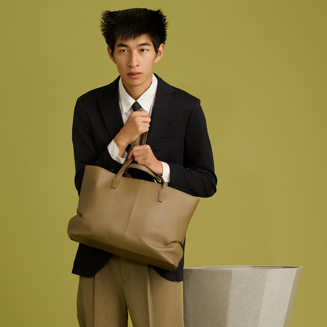 <KIYOKAWA> [Zita] Tote Bag / Olive