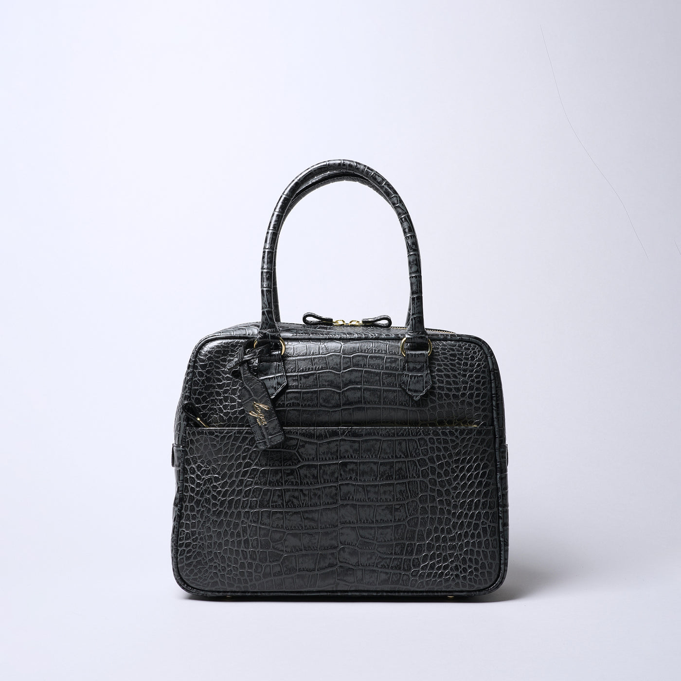 ＜レグ＞クローマ A4 2wayトートバッグ/ネイビー