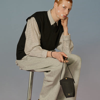 <ETiAM> Shrink Mobile Shoulder <Shell> / Black