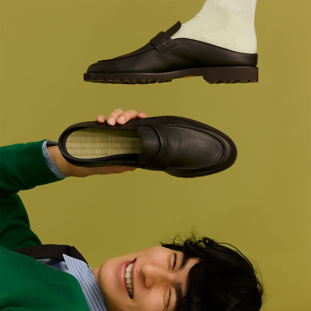 <Liberato>  Tatami Loafer Slipper / Black