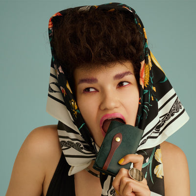 <LITSTA> Coin Wallet 4 / Blue Green