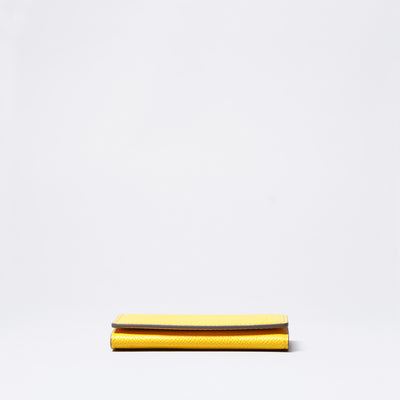 <kiichi> Shade Series Business Card Holder (Side Gusset) / Yellow