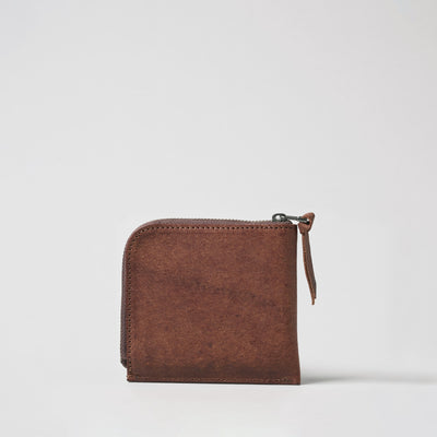 <LITSTA> Compact Wallet Half / Camel