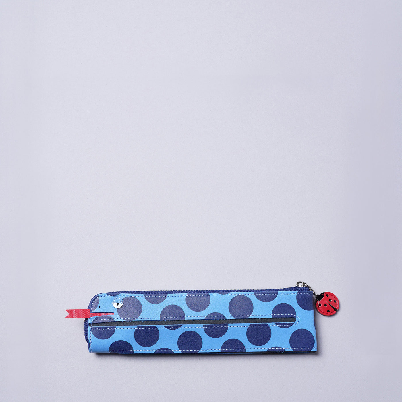 <Nomura Seisakusho> Snake Pen Case with Ladybug (2025 Limited Year of the Snake) / Blue x Navy