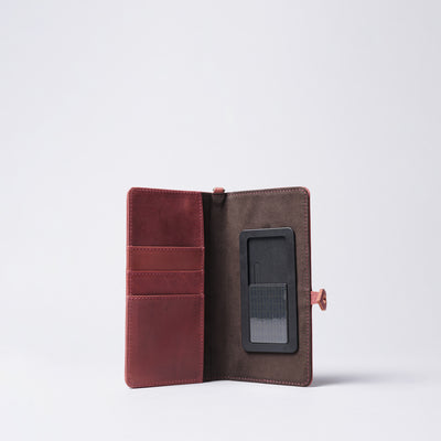 <glart>  Smartphone Case Multi (with sliding part) / Red