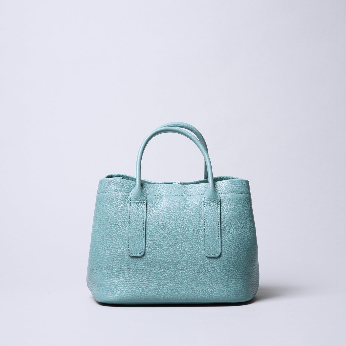 <itten-itten> Leather Mini Tote (w/ D) / Pistachio