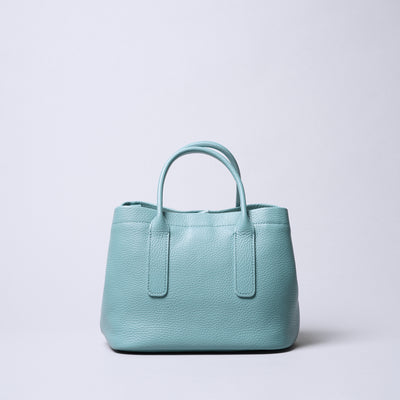 <itten-itten> Leather Mini Tote (w/ D) / Pistachio