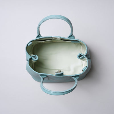 <itten-itten> Leather Mini Tote (w/ D) / Pistachio