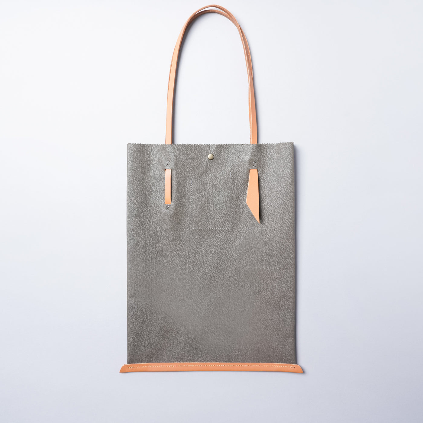 ＜jidai＞ Upcycle Leather Tote (L) / Ivory