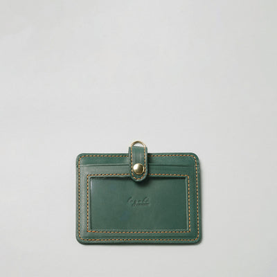 <lezali> Italian Leather ID Case (Horizontal) / Camel Yellow