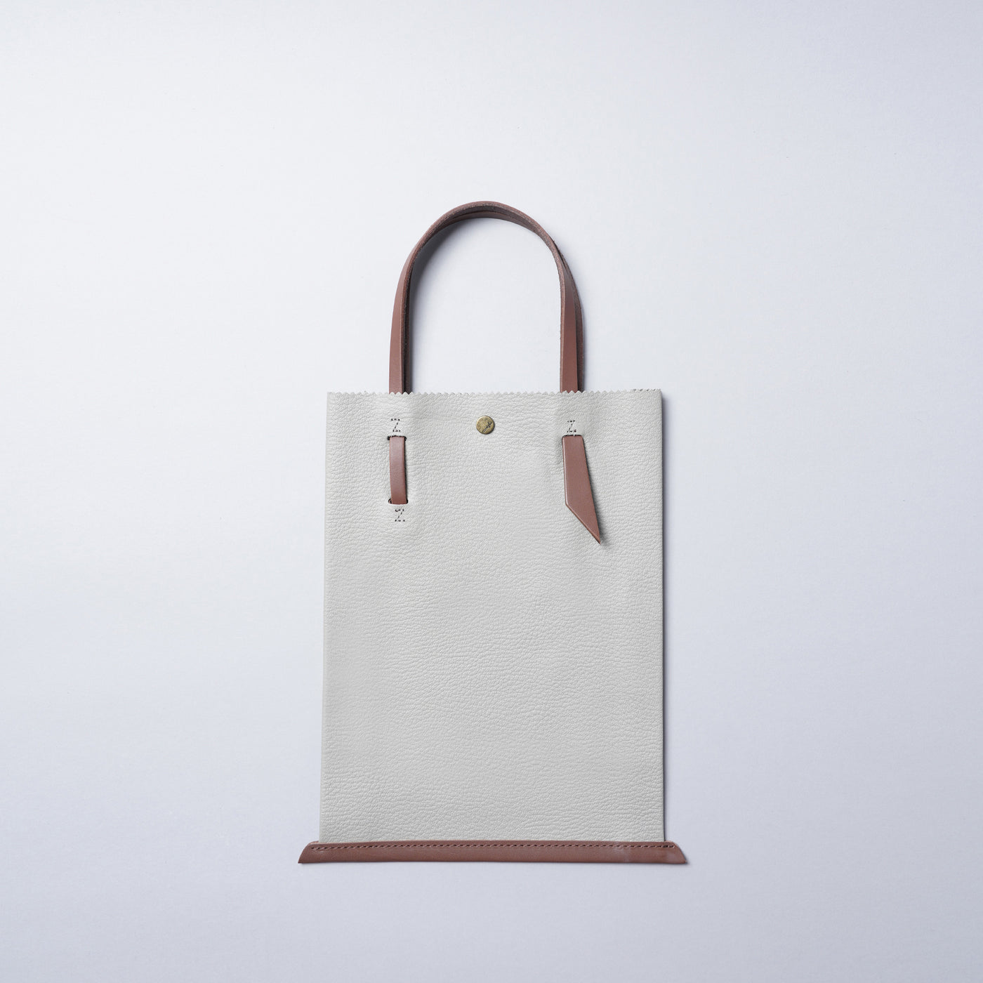 ＜jidai＞ Upcycle Leather Tote (M) / Ivory