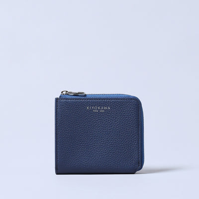 ＜キヨカワ＞［SOPHIE］L zip wallet/アイスブルー