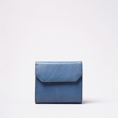 <4U by UNOFUKU> Bifold Wallet with Flap / Navy