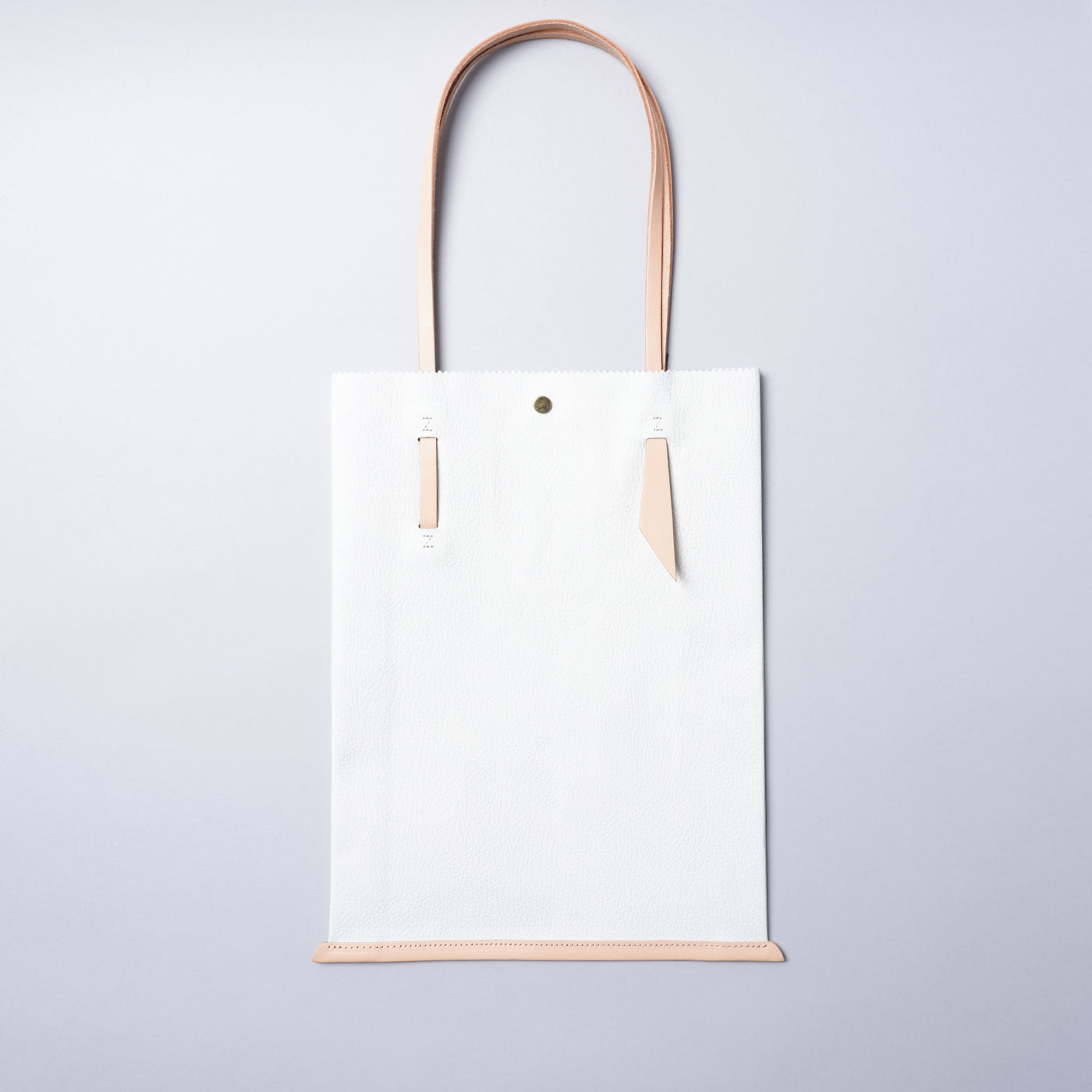 ＜jidai＞ Upcycle Leather Tote (L) / Ivory