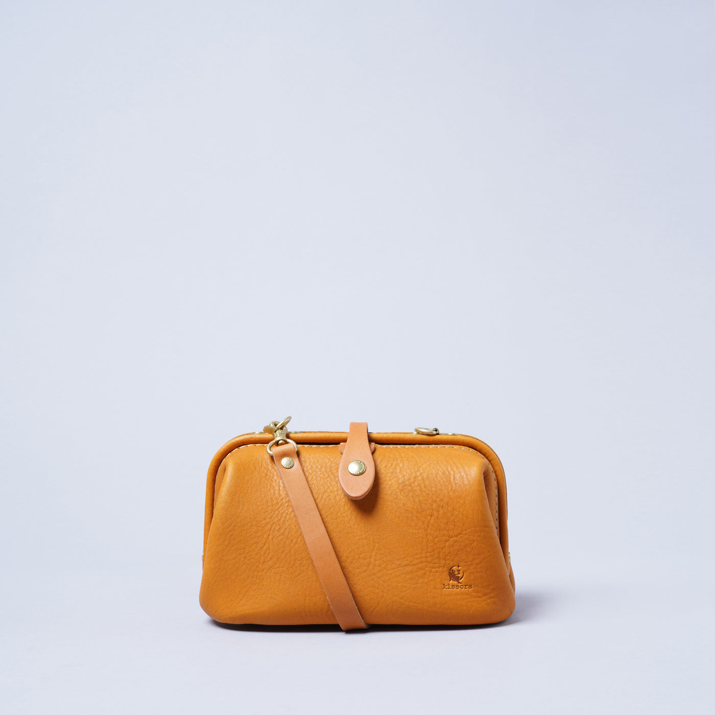 <kissora> Epika Shoulder Bag with Clasp Opening / Grey