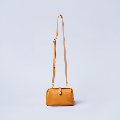 <kissora> Epika Shoulder Bag with Clasp Opening / Grey