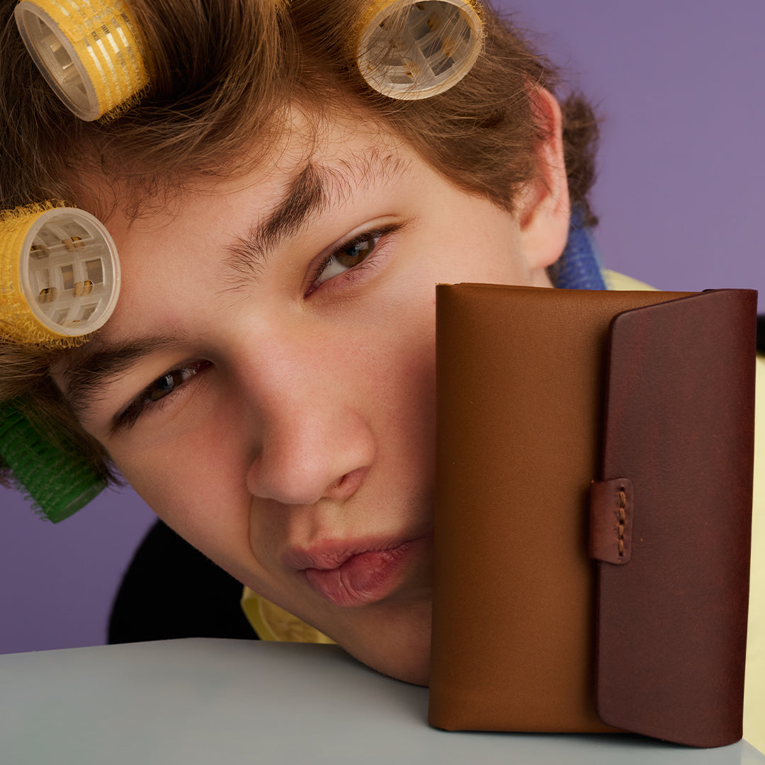 <URUKUST> Compact Wallet / Oak