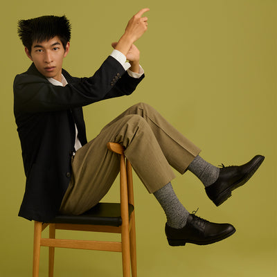 <REGAL> Gore-Tex Plain Toe / Black