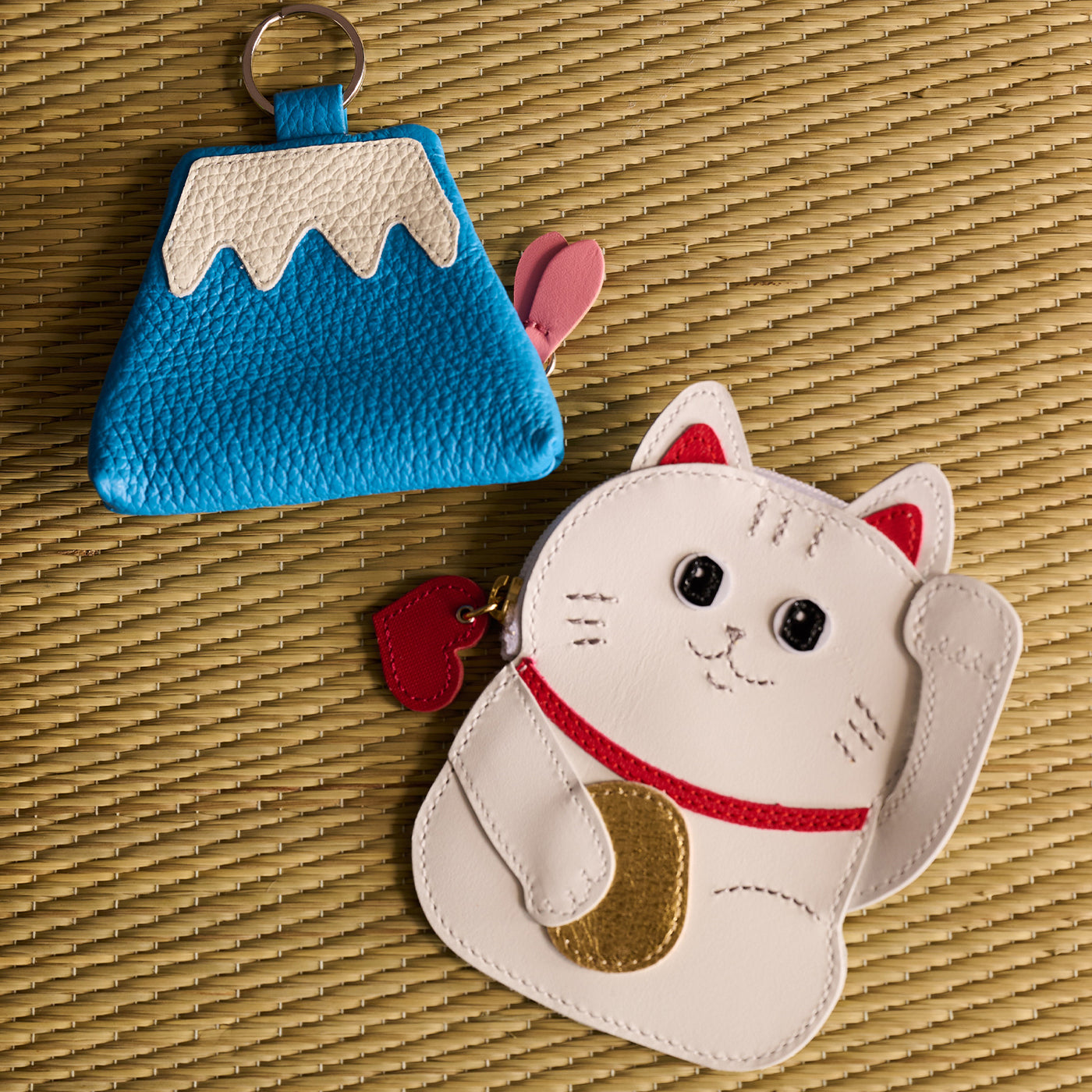 <Nomura Seisakusho> Maneki Neko Pouch / White