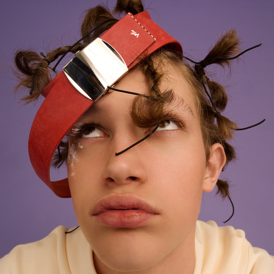 ＜Mojakawa > GI Belt / Rosso