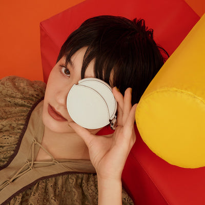 <kiichi> Shade Series Coin Case (Zipper) / White