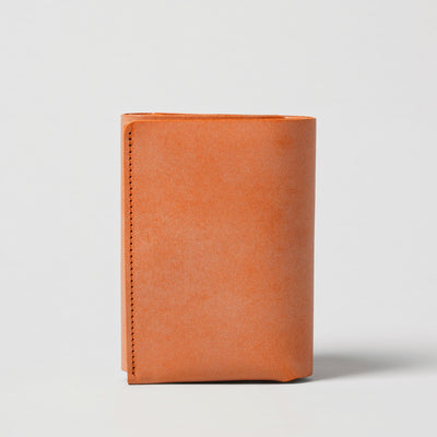 ＜ファブリック＞TRI-FOLD WALLET/ブリックレッド