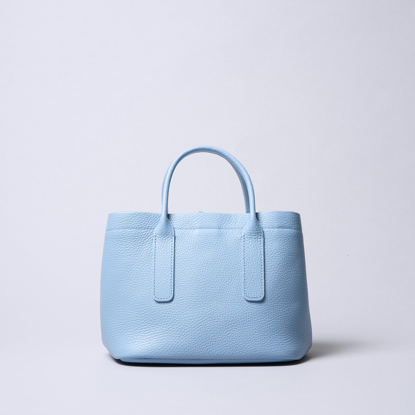 <itten-itten> Leather Mini Tote (w/ D) / Pistachio