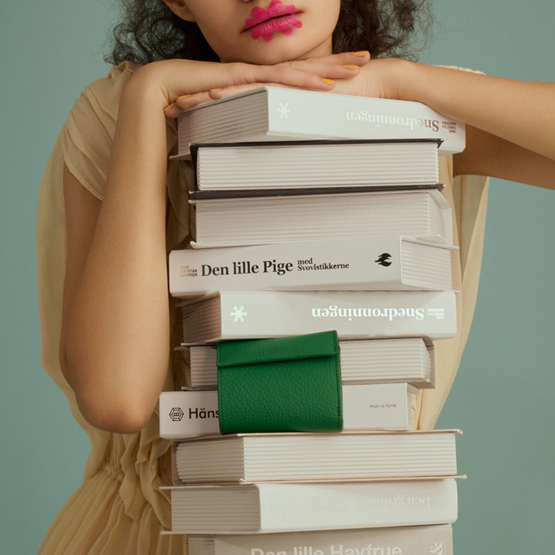 ＜ヌメリ＞コンパクトパース/グリーン