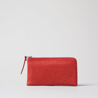 <numeri> Sottile L Zipper Long Wallet / Red