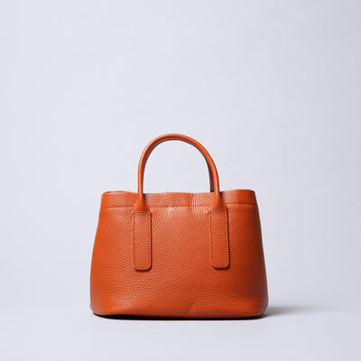 <itten-itten> Leather Mini Tote (w/ D) / Pistachio