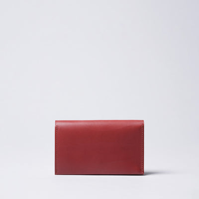 <ASUMEDERU>  Business Card Holder / Red