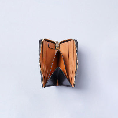 ＜クラフスト＞ブライドルレザー L字ファスナー財布/Dark Brown (ダークブラウン)
