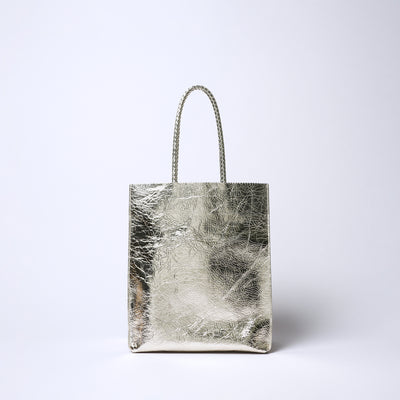 ＜Coquette＞皮革托特包（shiny）/黑色