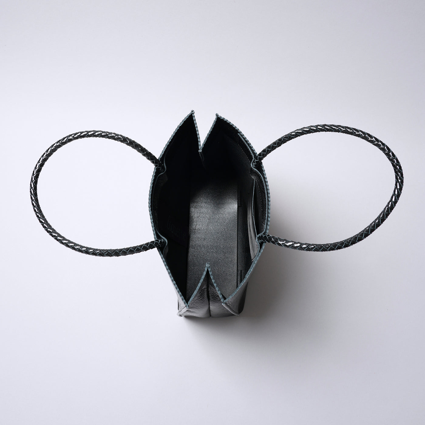 <Coquette> Leather Tote (Shiny) / Gold