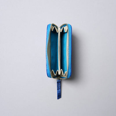 ＜Coquette＞Round Mini Wallet（shiny）/金色×粉紅色