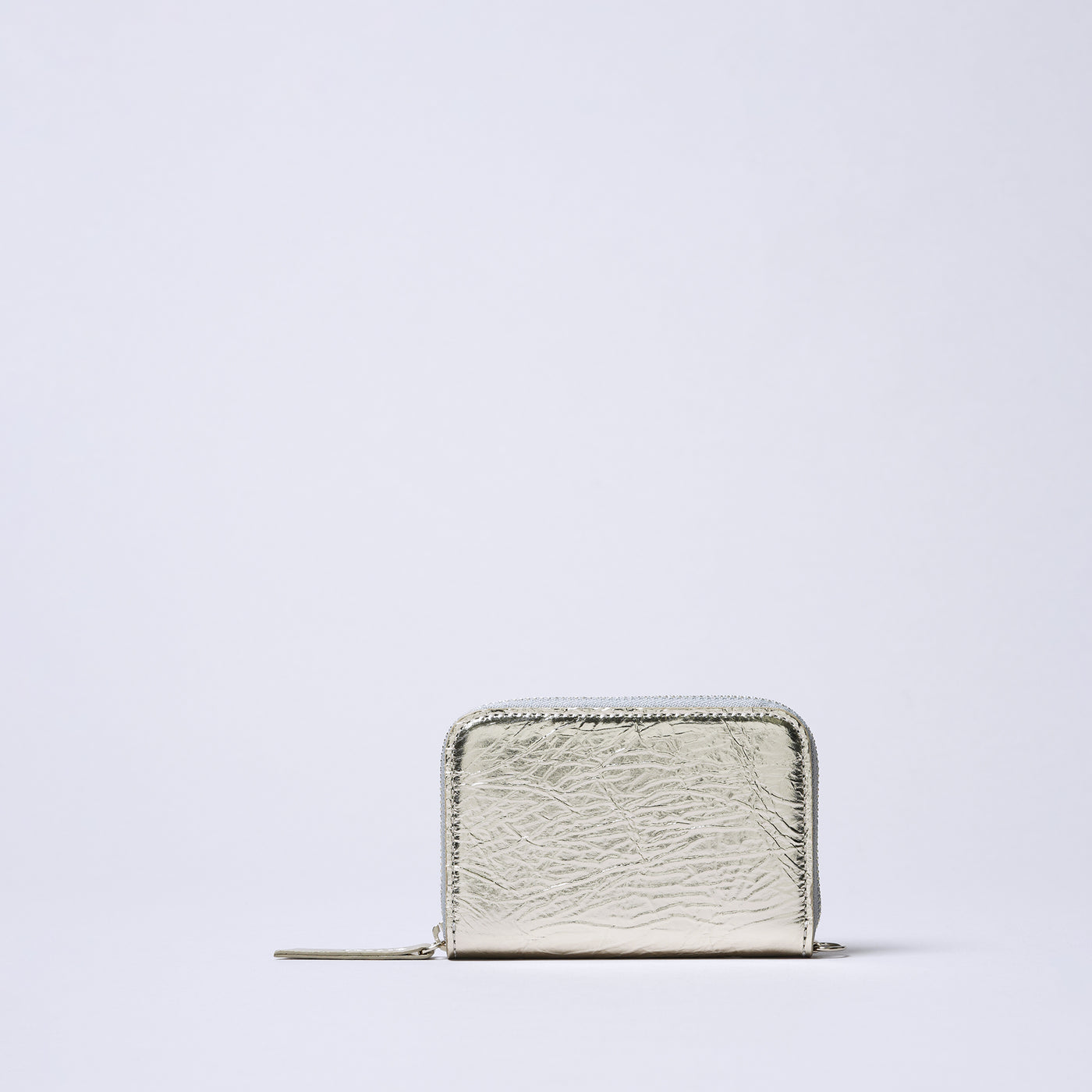 ＜Coquette＞Round Mini Wallet（shiny）/金色×粉紅色