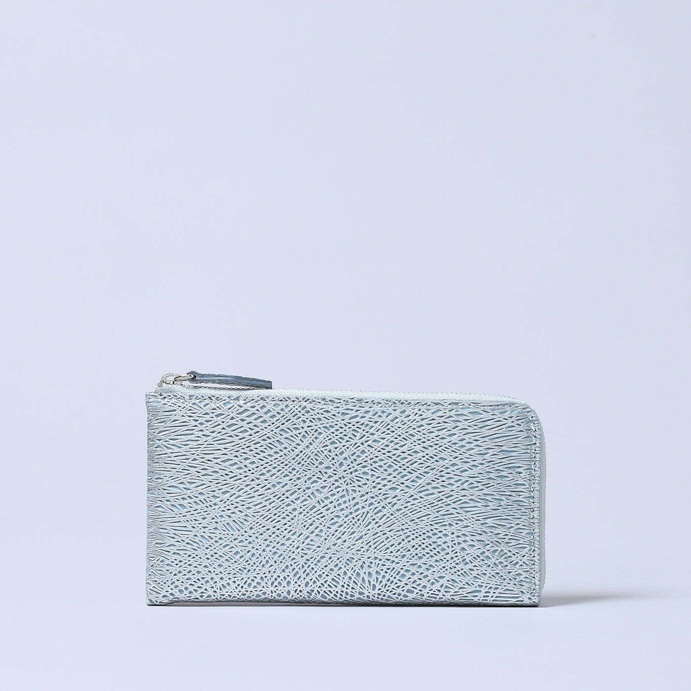 ＜Coquette＞Lzip Wallet 波紋/銀色